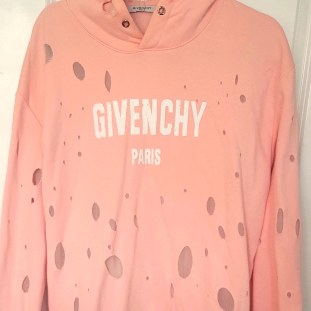 Givenchy distressed hoodie
